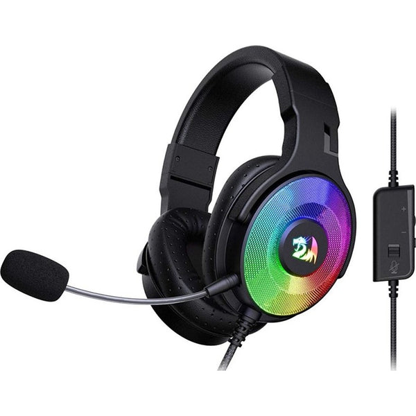 Redragon Pandora 2 H350 RGB Gaming Headset – High Definition Audio, Powerful Bass, Removable Microphone, Large Earpads, Compatible with PC, PS4, Xbox One, NS