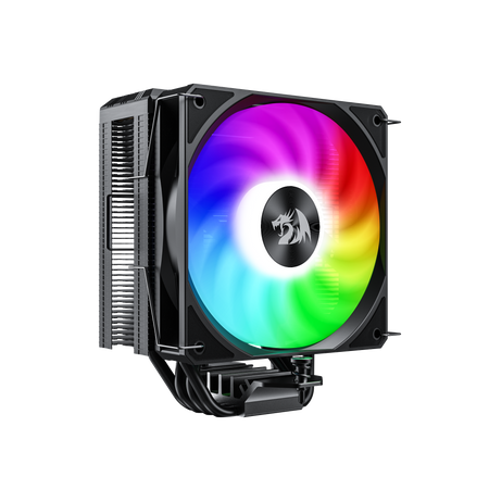 REDRAGON CC-1013 CPU Cooler With Temperature Display 12cm RGB Fan 4 Heat Pipes
