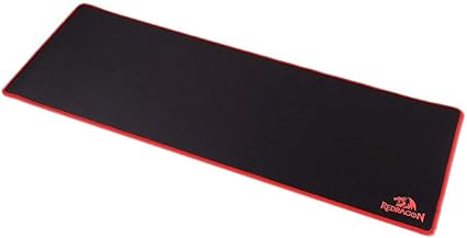 Redragon P003 Suzaku Huge Gaming Mouse Pad Mat, with Special-Textured Surface, Silky Smooth, Non-Slip Backing, Waterproof Surface, Stitched Edges, 31.50 x 11.81 x 0.12 inches