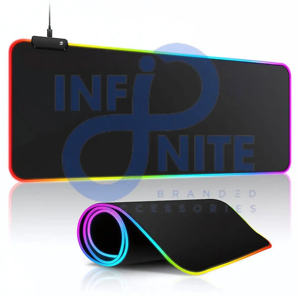 7 - Color RGB Mouse Pad - Soft, Smooth, Anti - Skid Desk Mat - Infinite Branded Accessories