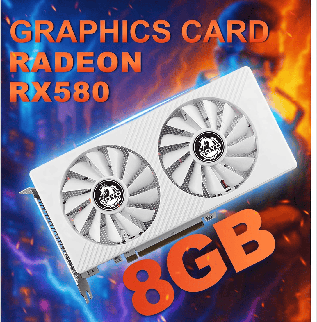 AMD Radeon RX 580 8GB Graphics Card | 2048SP Dual Fan Gaming GPU ...