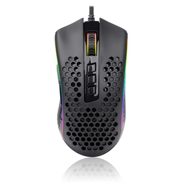 Redragon M988 Storm Lightweight RGB Gaming Mouse, 85g Ultralight Honeycomb Shell - 16,000 DPI Optical Sensor - 8 Programmable Buttons - Precise Registration - Super-Lite Cable