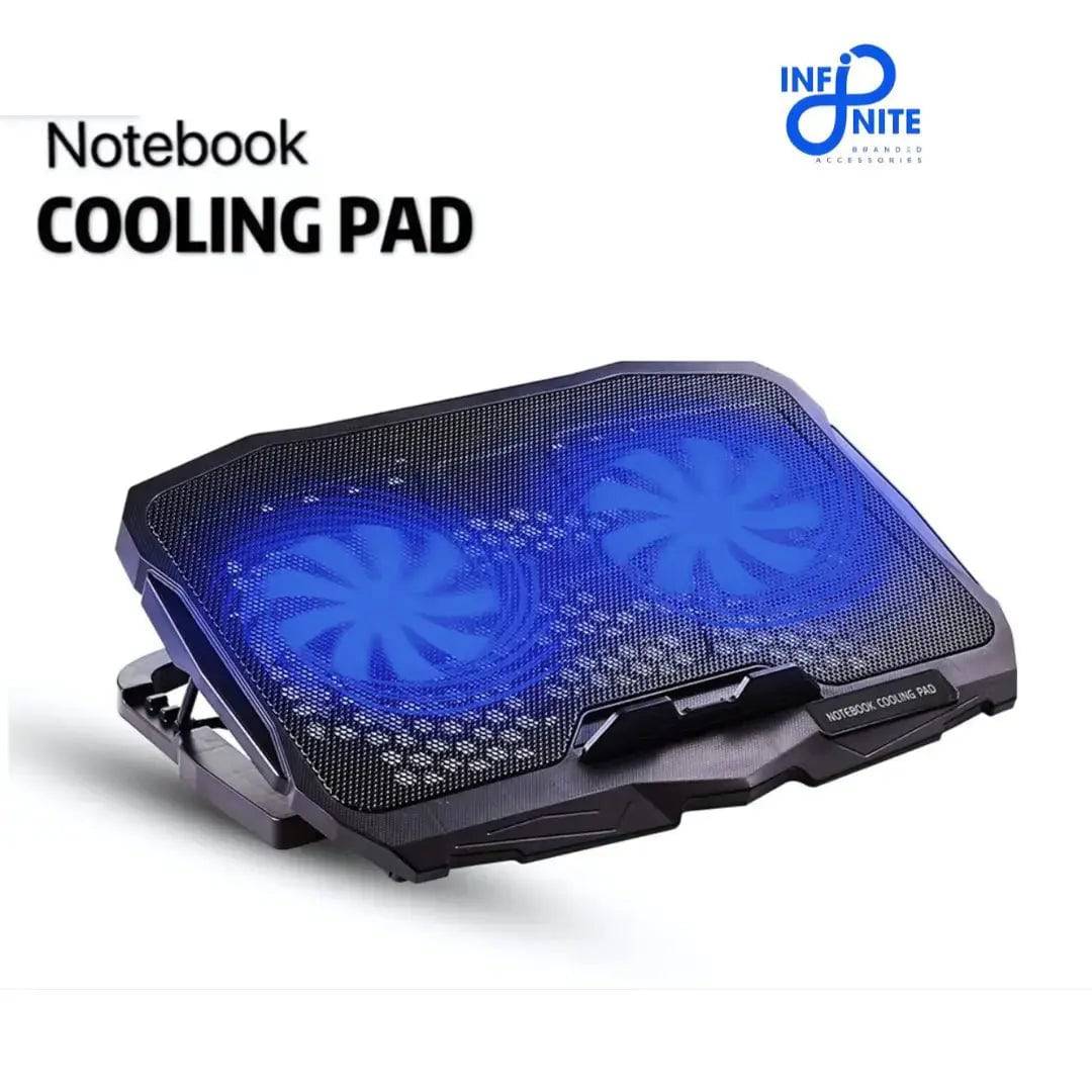 Axotic Laptop Cooling Pad Turbo Cooling pad for laptop – 2 Fans - Infinite Branded Accessories