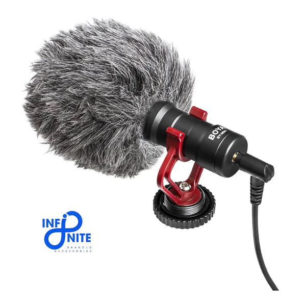 BOYA microphone: Compact & Universal Microphone for Enhanced Audio Recordings - Infinite Branded Accessories