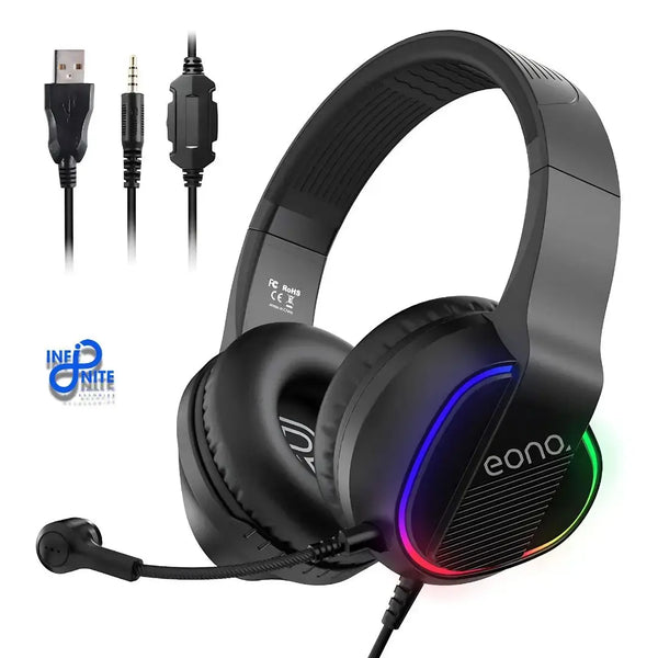 E400 Multi - Platform Wired Gaming headphones - Infinite Branded Accessories