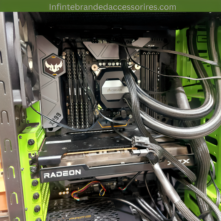 32GB DDR4 RAM gaming desktop with NVMe SSD and liquid cooling