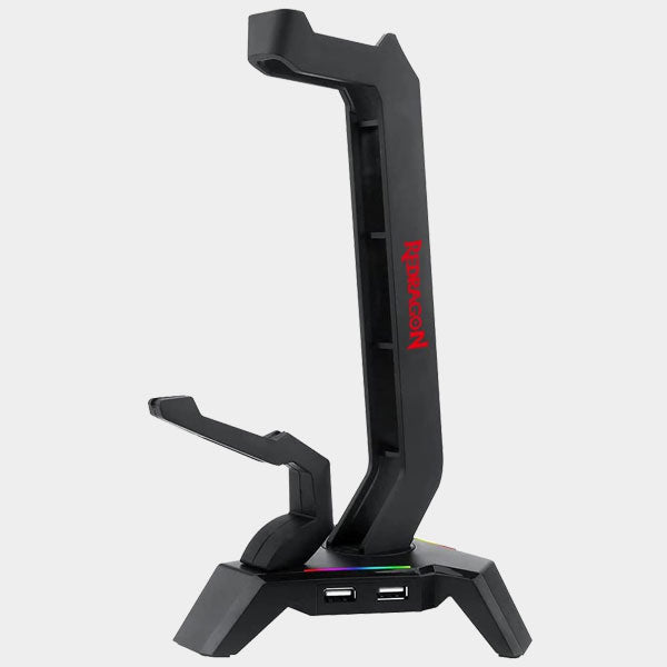 Redragon SCEPTER ELITE HA311 RGB Headphones Stand with 4 USB 2.0 HUB Ports & Mouse Bungee