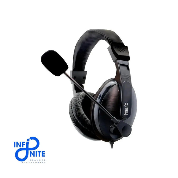 Havit H139d headset H139d Wired 3.5mm Double Plug & Mic Headset - Infinite Branded Accessories