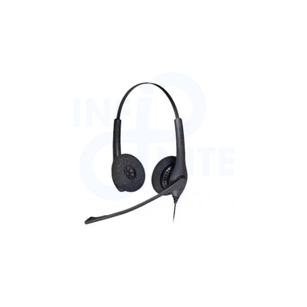 Jabra BIZ 1500 Duo NC professional wired headset with noise-canceling mic for office use