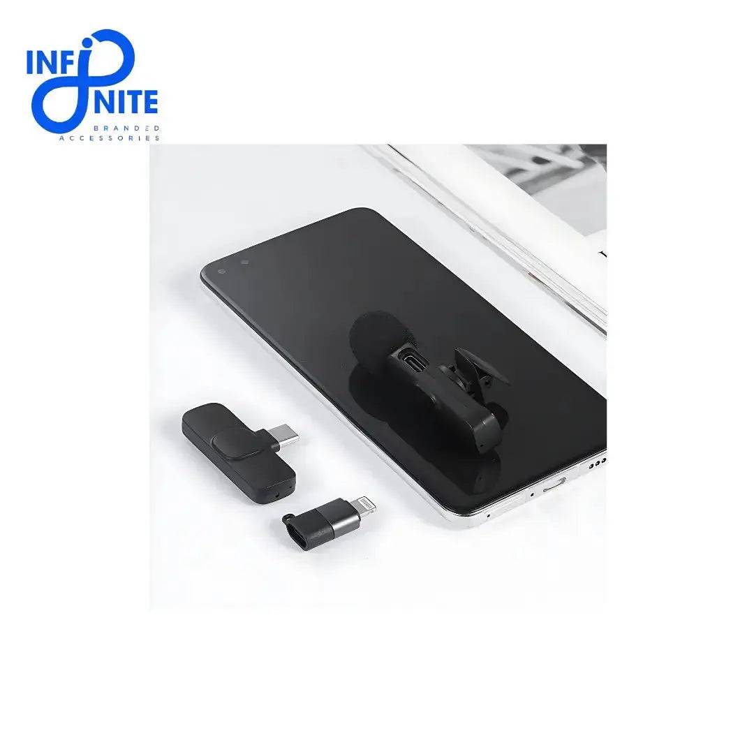 K9 single microphone, Wireless Collar Mic iPhone/Android & Type C Supported Wireless Microphone - Infinite Branded Accessories