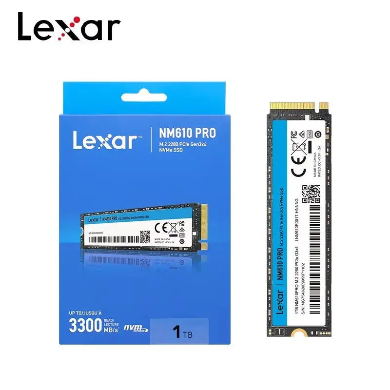 Lexar 1 TB NM610 PRO M.2 2280 PCIe Gen3x4 NVMe SSD - Infinite Branded –  Infinite Branded Accessories