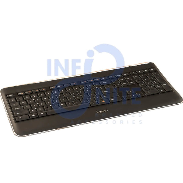 Logitech K800 Backlight Rechargeable Keyboard + Logitech Performance MX Rechargeable Mouse + Unifying Device (Refurbished) - Infinite Branded Accessories