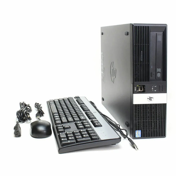 HP RP5 5810 Business Desktop – i5 4th Gen, 8GB RAM, 24” LED Monitor + Keyboard & Mouse