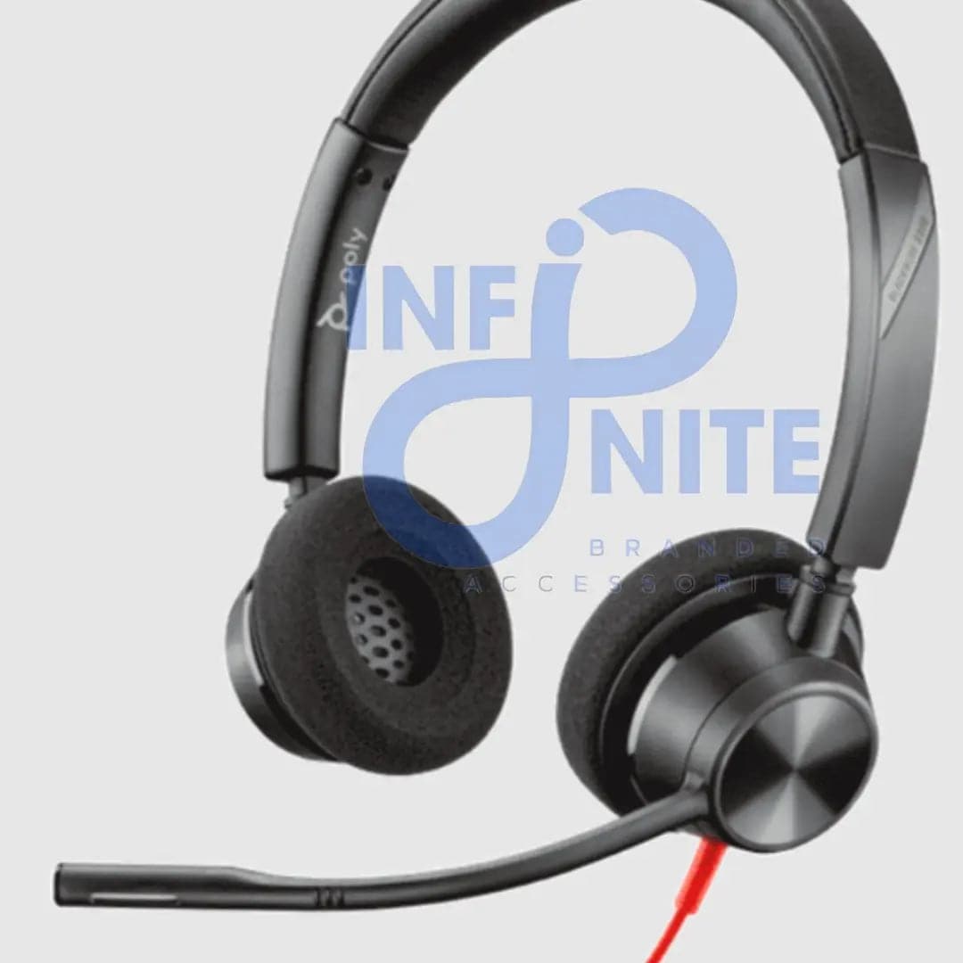 Poly Blackwire BW3320 USB call center, Headset (USED) - Infinite Branded Accessories