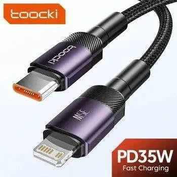 Toocki 35W USB C Lightning Cable for iPhone 14 13 12 11 Pro Max iPad Fast Charging Charger Wire For iPhone Type C Data Cable - Infinite Branded Accessories