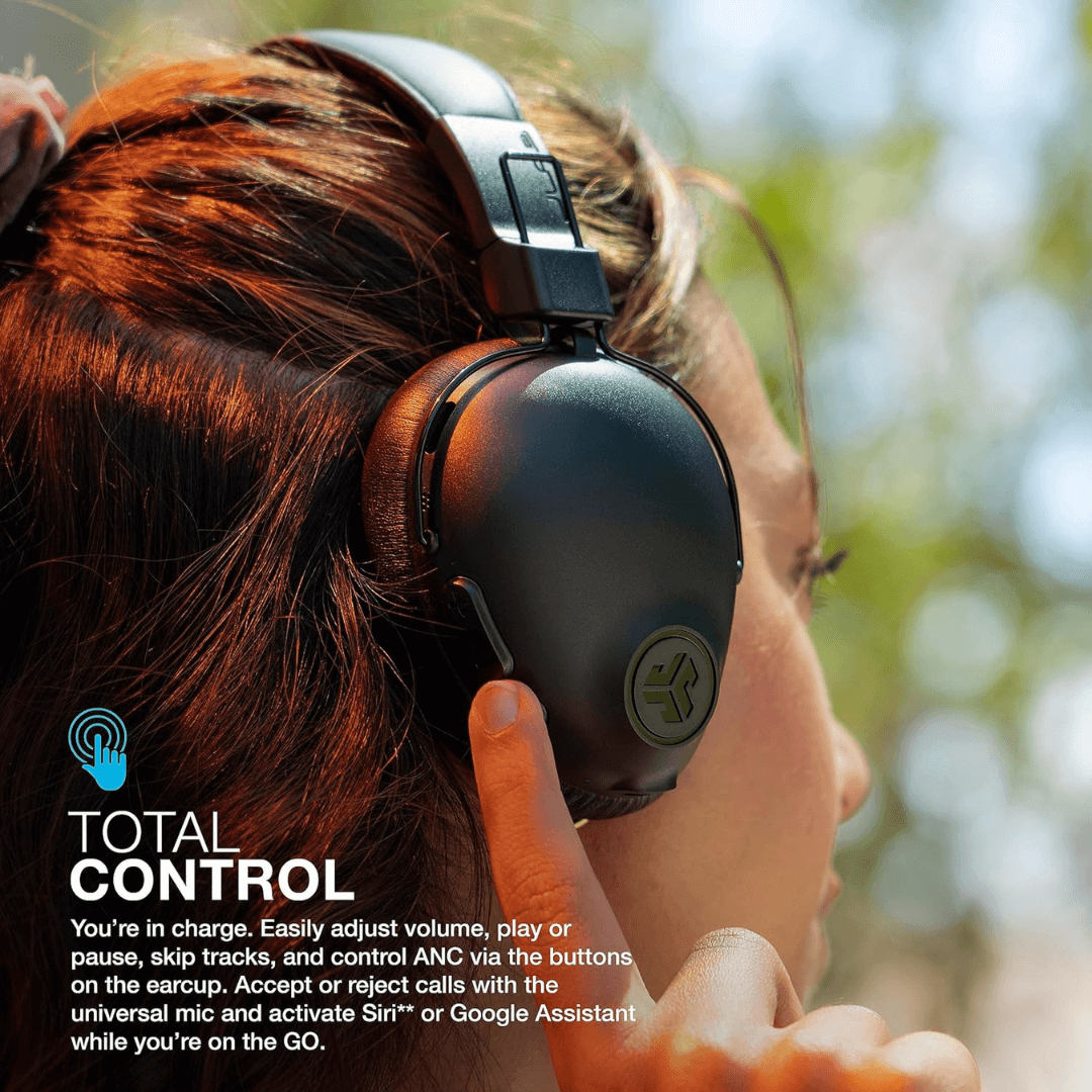 JLab Studio Pro ANC Wireless Over-Ear Headphones – Smart Noise ...