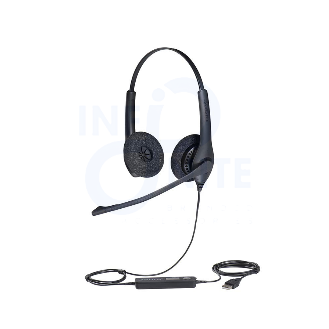 Used 10/10 Jabra BIZ 1500 headset with QD connection for clear communication