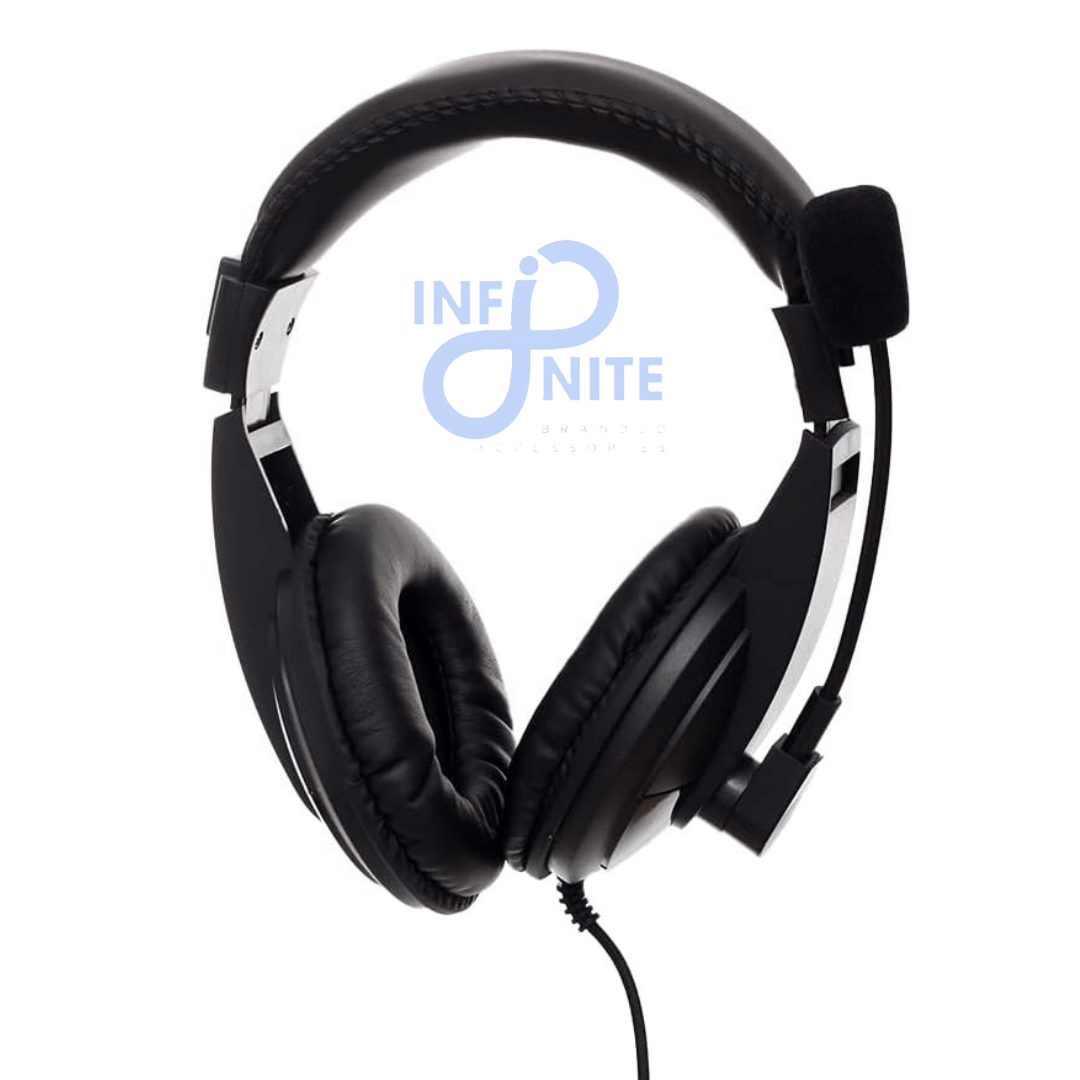 Tucci Q5 USB headphones for call center use with built-in microphone